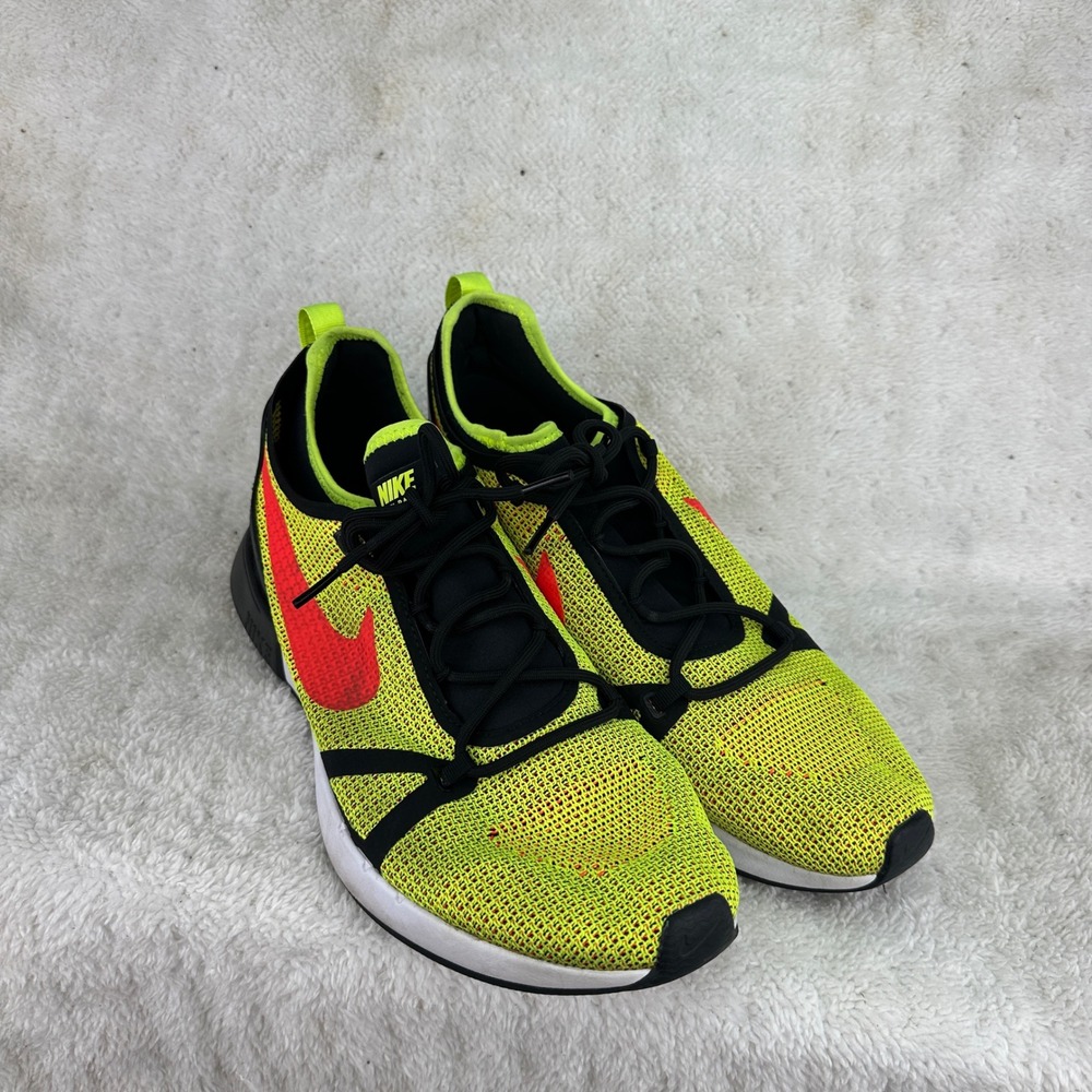 Nike Duel Racer Shoes Mens Sz 12 Volt Bright Crimson  Running Athletic Sneakers